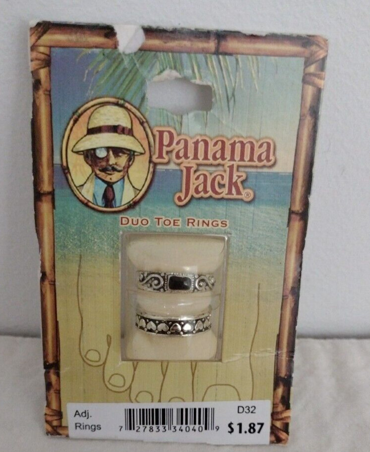 Panama Jack Toe Rings DUO Toe Rings 2005 Unopened Package Old Store Stock