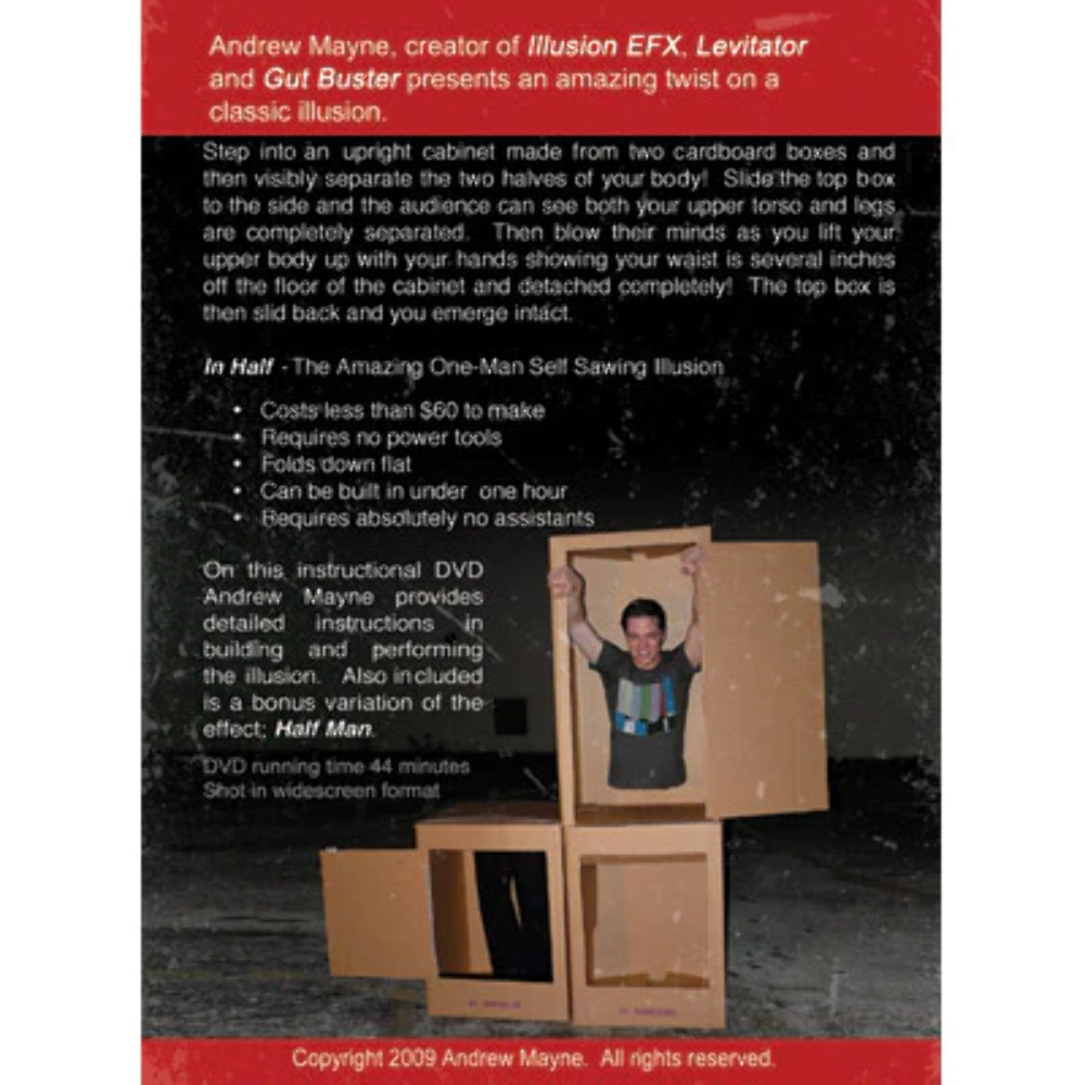 In Half by Andrew Mayne - DVD