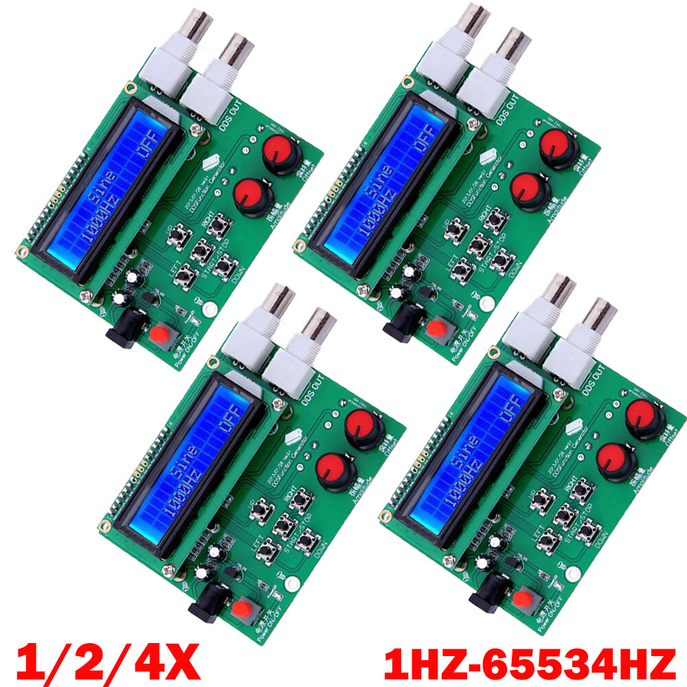 1/2/4x For DDS Function Signal Generator Module 1Hz-65534Hz Sine Square Sawtooth
