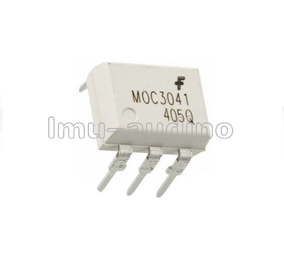 5PCS OPTOCOUPLER FAIRCHILD/MOTOROLA/QTC DIP-6 MOC3041 MOC3041M