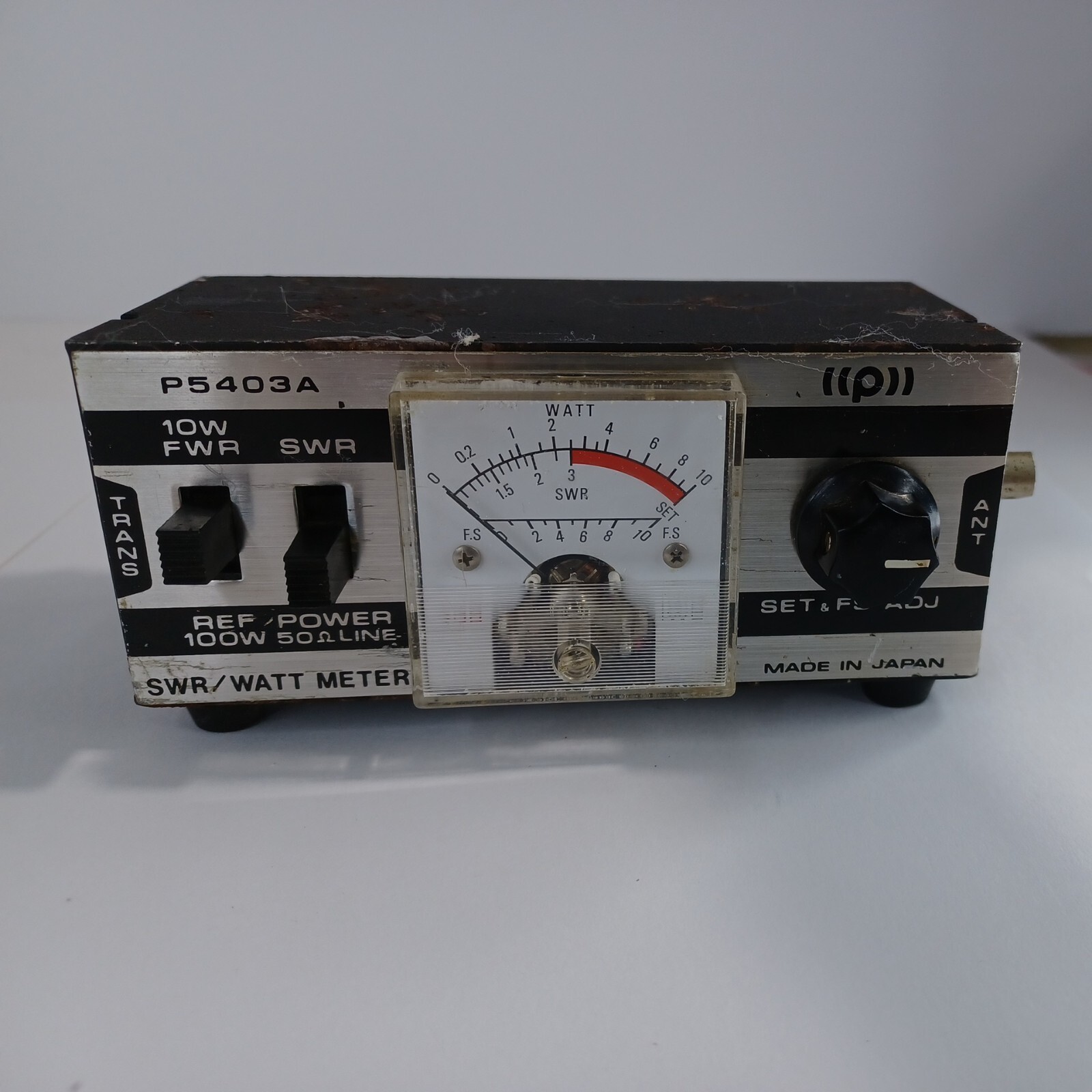 PACE P5403A SWR 100 Watt Combo Power Meter Field Strength Indicator CB Radio