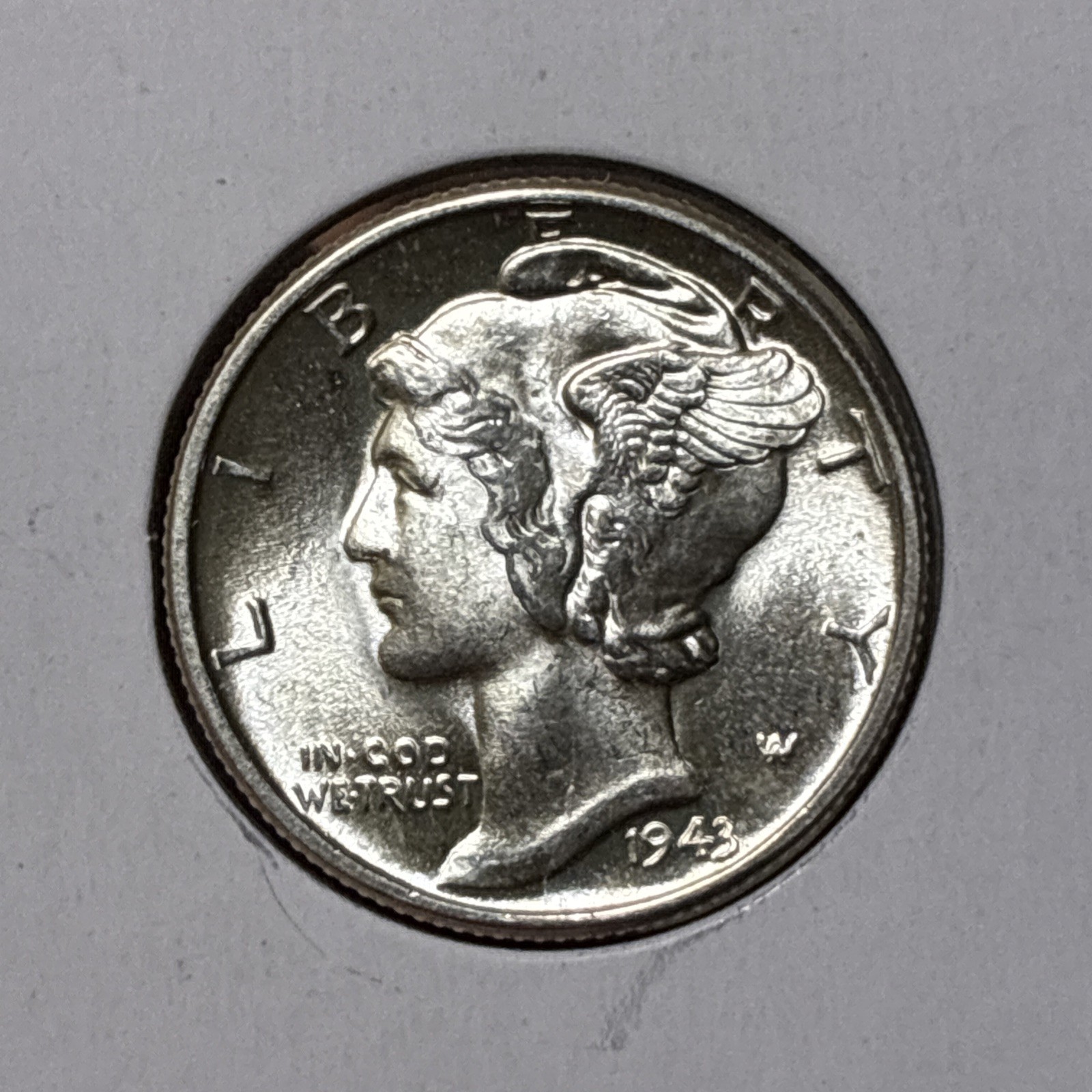 1943 Mercury Dime 10C Doubled Die 💎 BU Rare