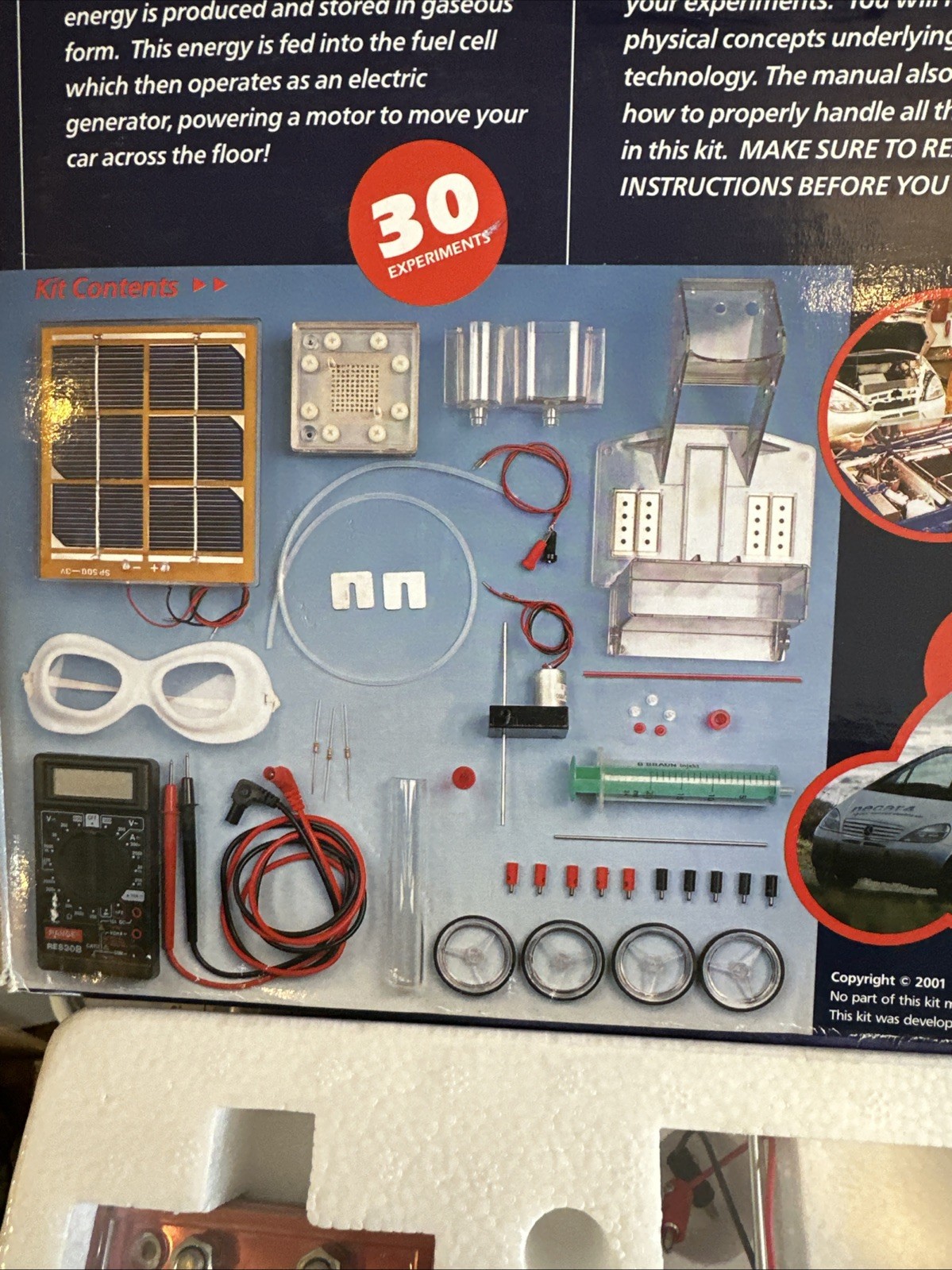 Thames & Kosmos Fuel Cell Car & Experiment Kit – Open Box (Inner Kit Sealed)