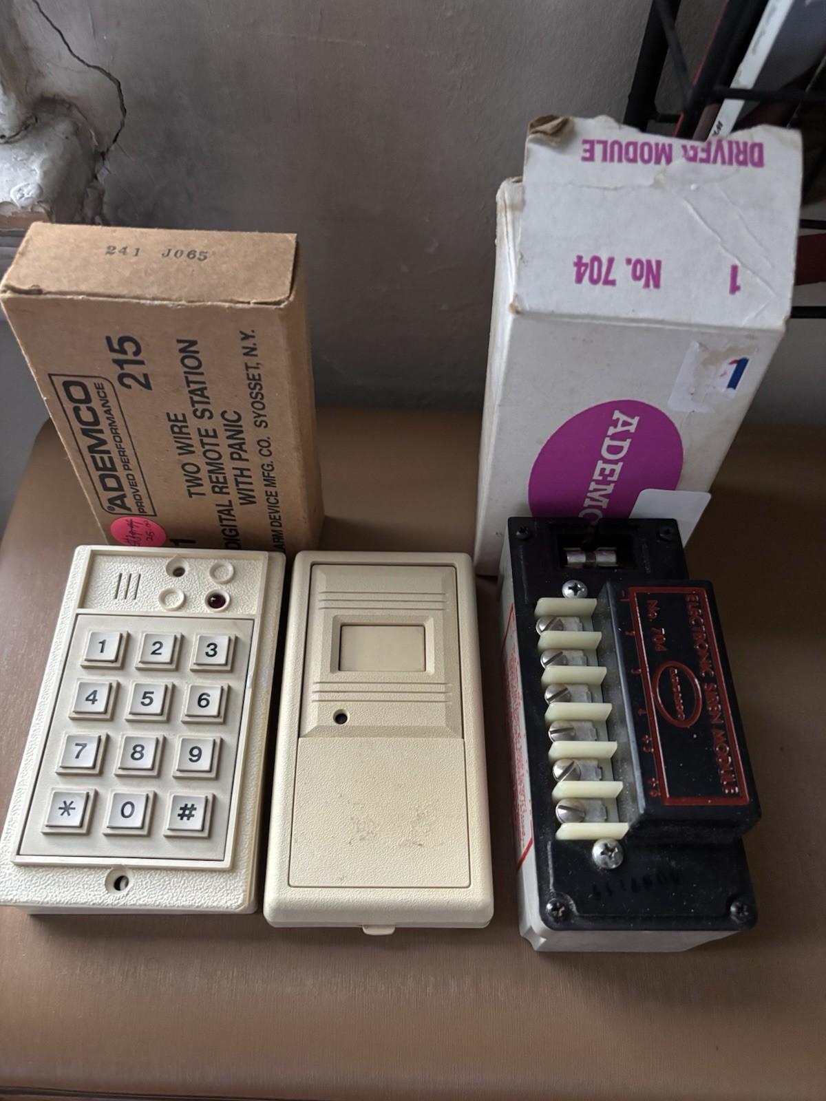 Combo New Open Box Ademco Remote Station, Driver Module and Transmitter Bundle