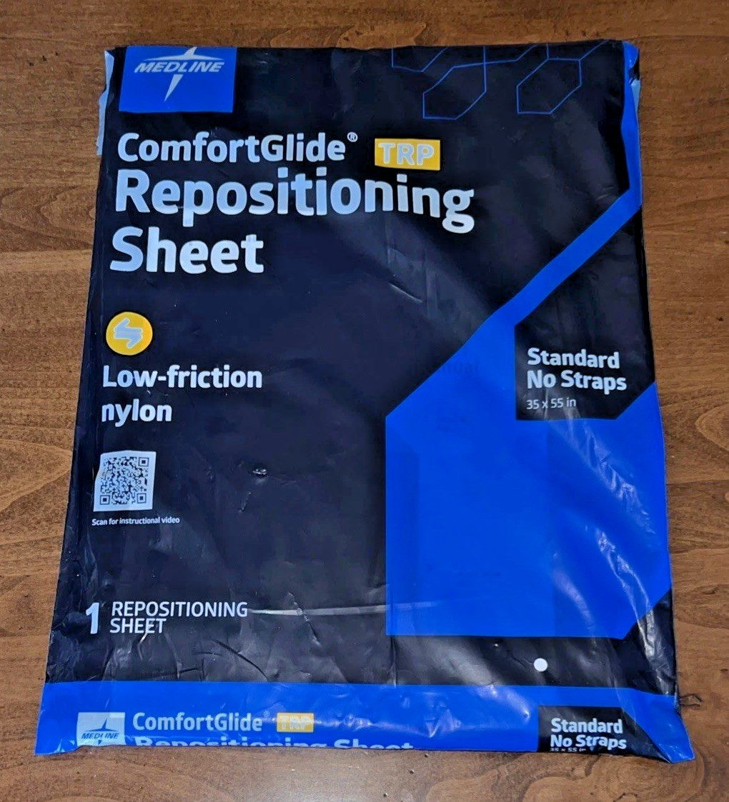 Medline Comfort Glide Repositioning Sheet 35" x 55".  No Straps * New In Bag.