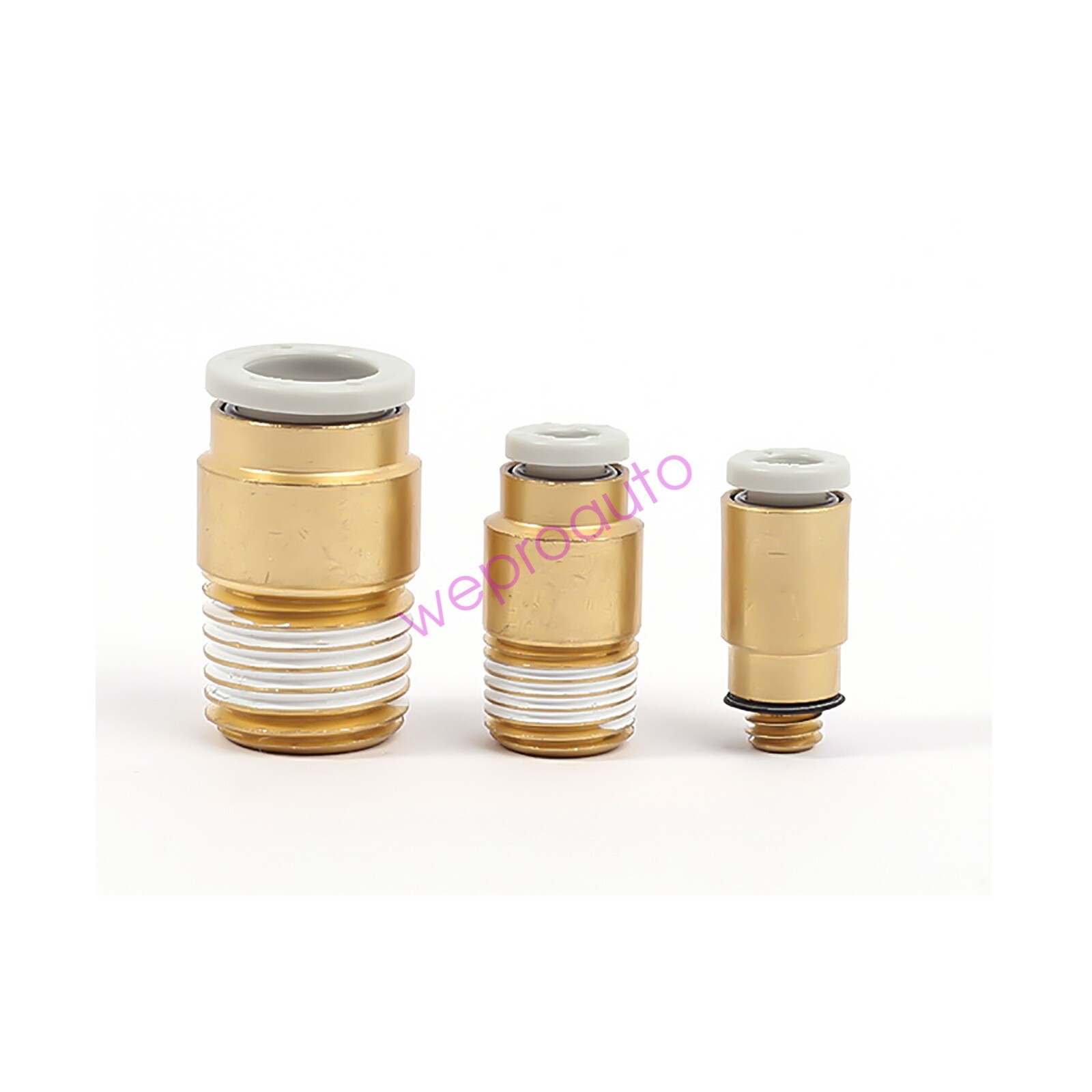 SMC KQ2S10-02AS Brass Push-to-Connect Tube Fitting 10 mm Tube ODx1/4" BSPT ✦KD