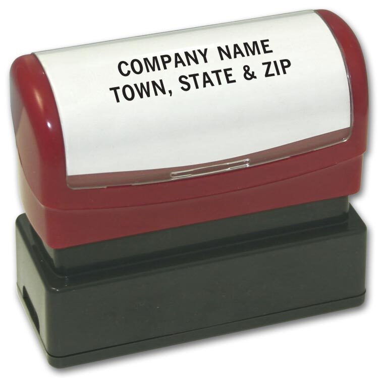 1132336 2 Line Custom Stamp Pre-Inked Stamp
