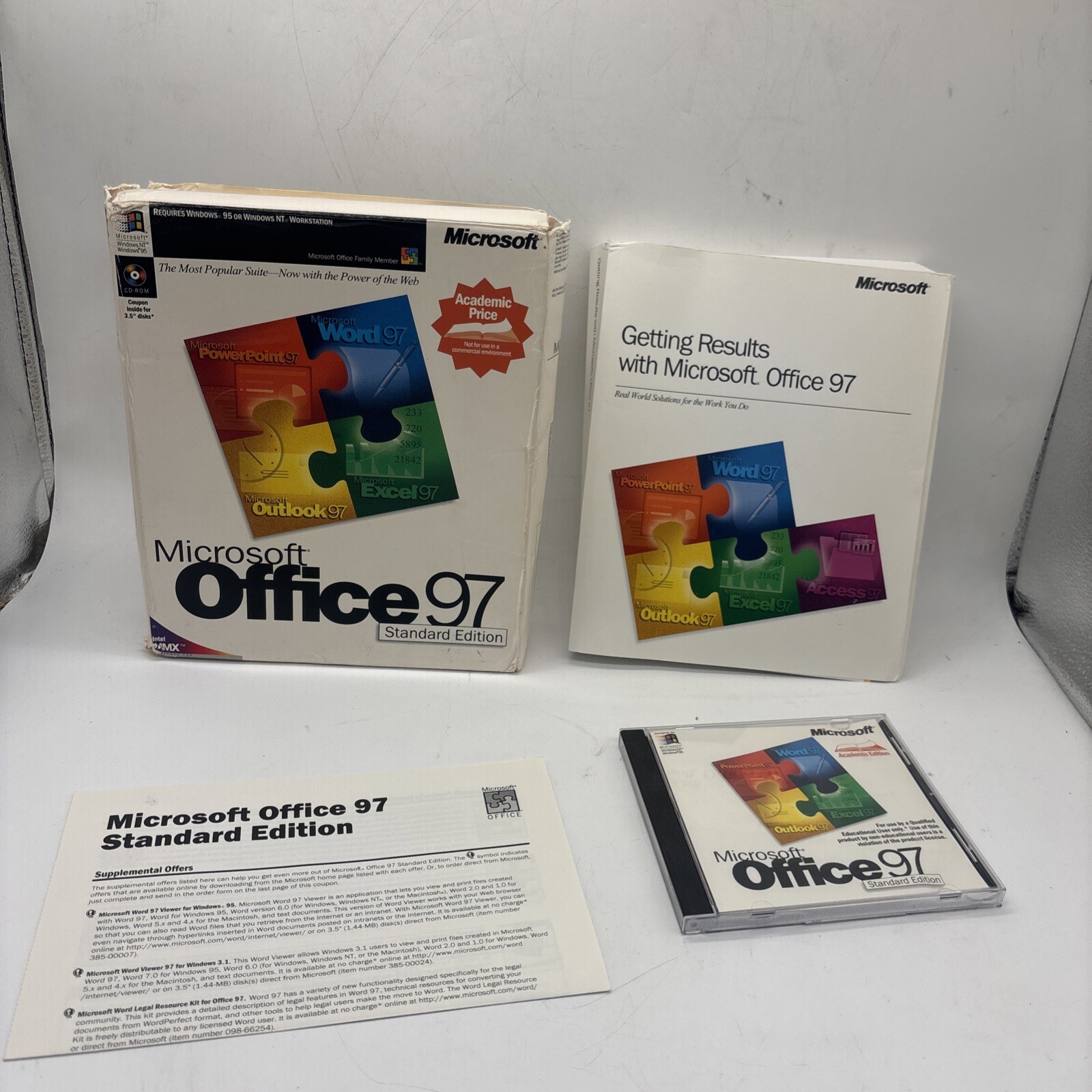 Microsoft Office 97 Standard Edition Upgrade With Product Key