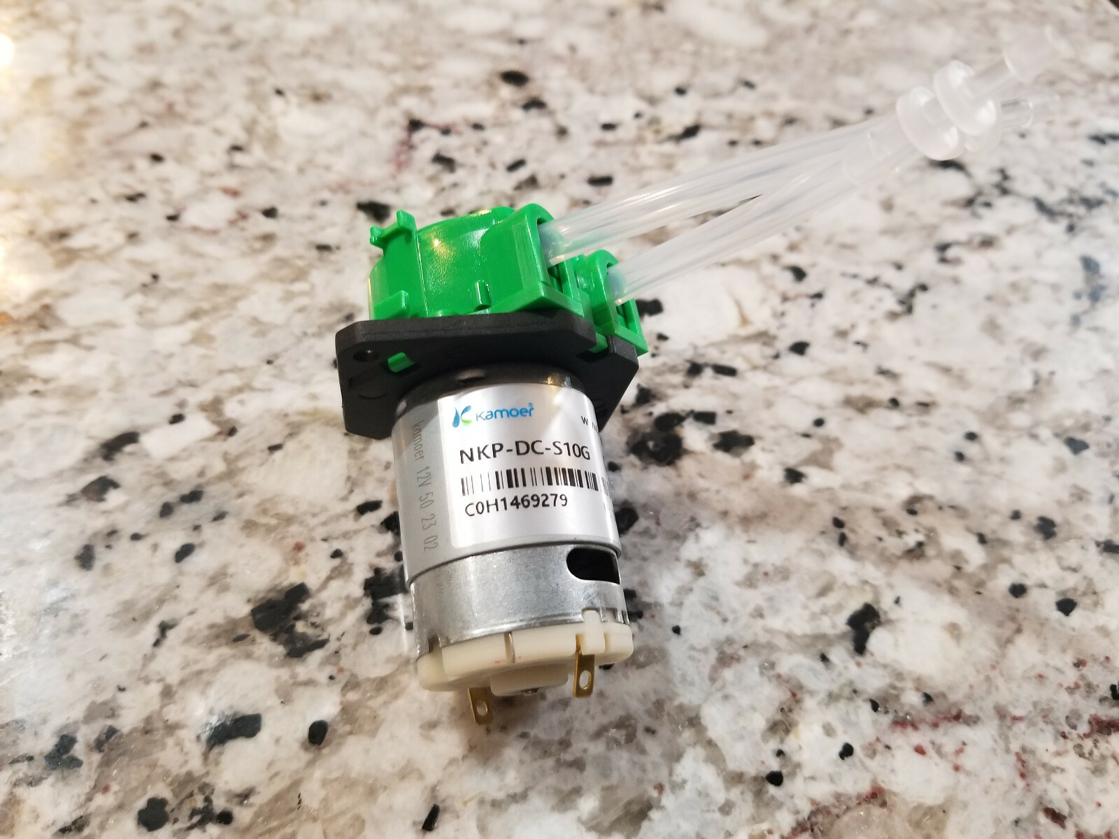 Green Dosing Pump Peristaltic Pump 12V DC Liquid Water pump Fish Tank Dosing