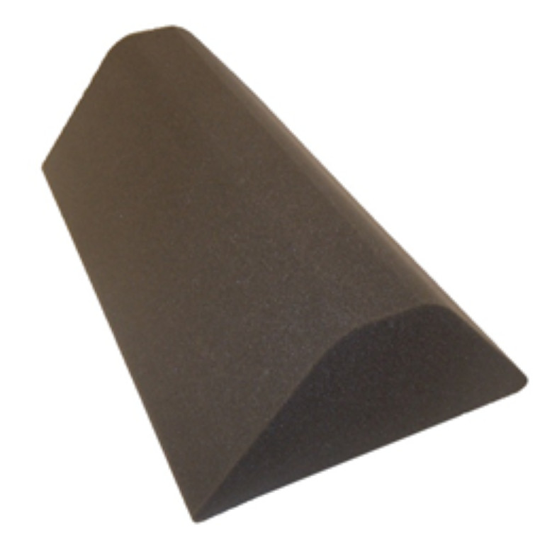Lumbar Spine Stretching Wedge- New, Black, Foam, 13x8x5