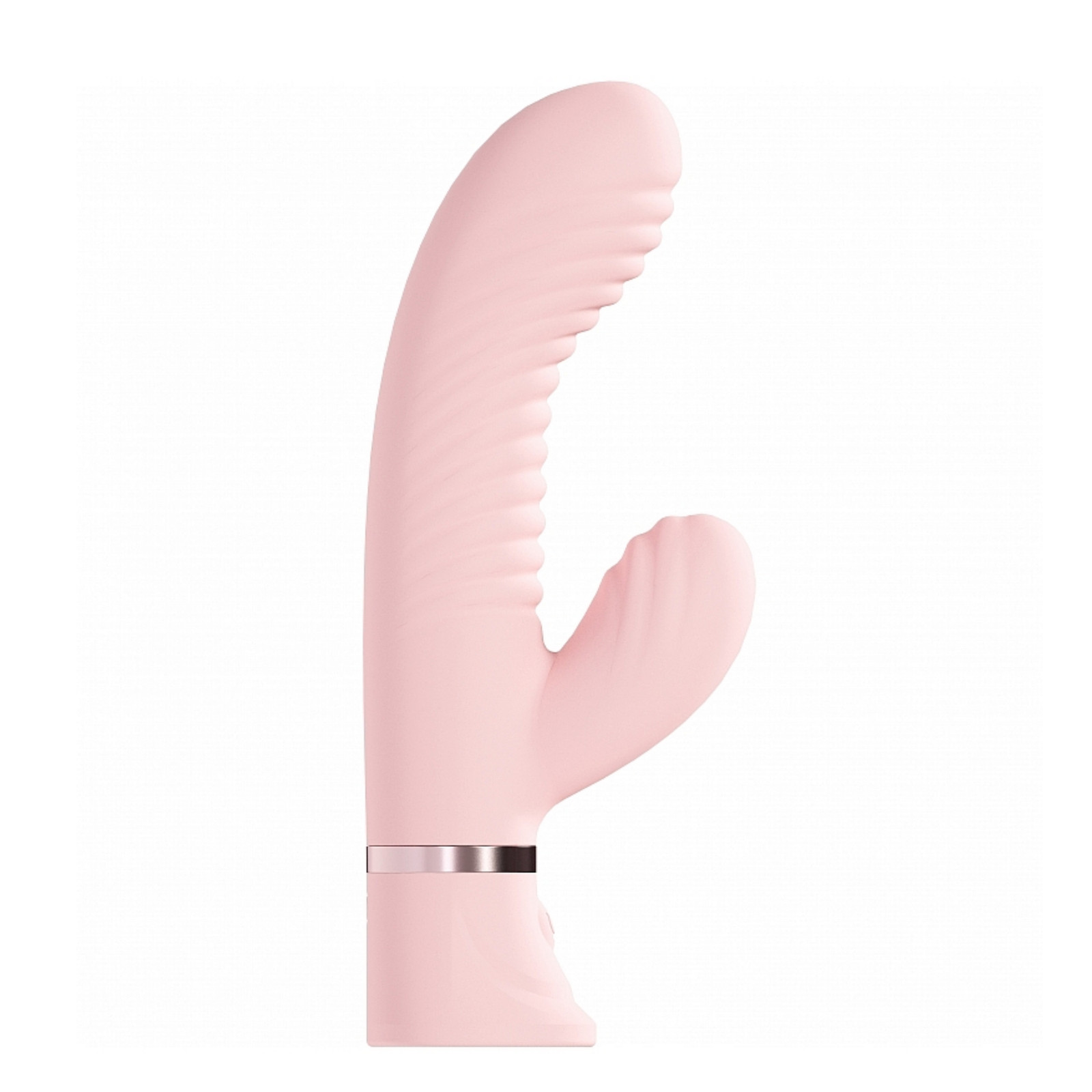 Ribbed Multi-Function Rabbit Vibrator G-spot Clitoris Silicone Stimulator