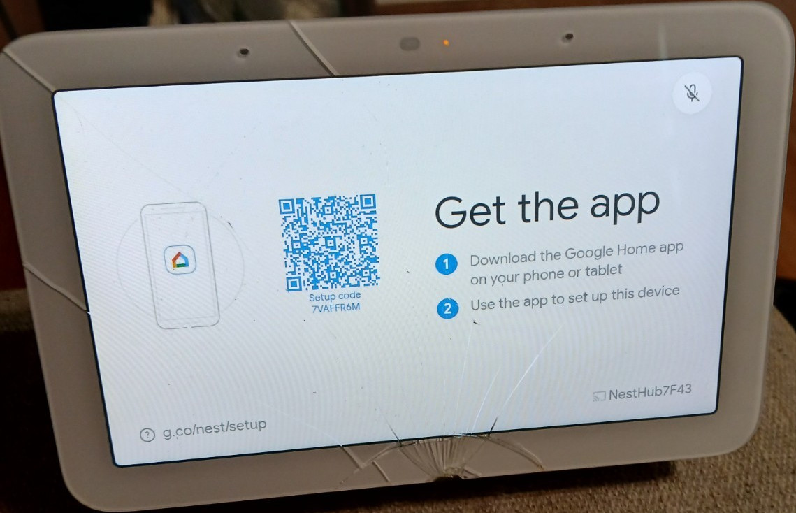 Google Nest Hub Smart Home Display Wi-Fi Google Assistant Compatible