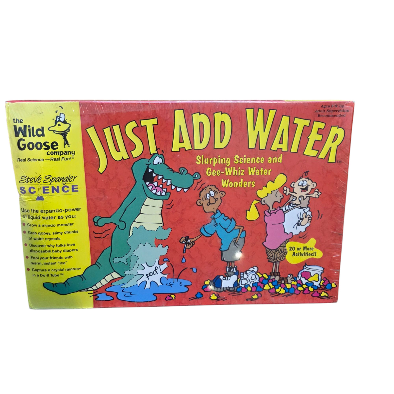 Just Add Water, Steve Spangler NIB Wild goose Co Water science 20  Plus Activity