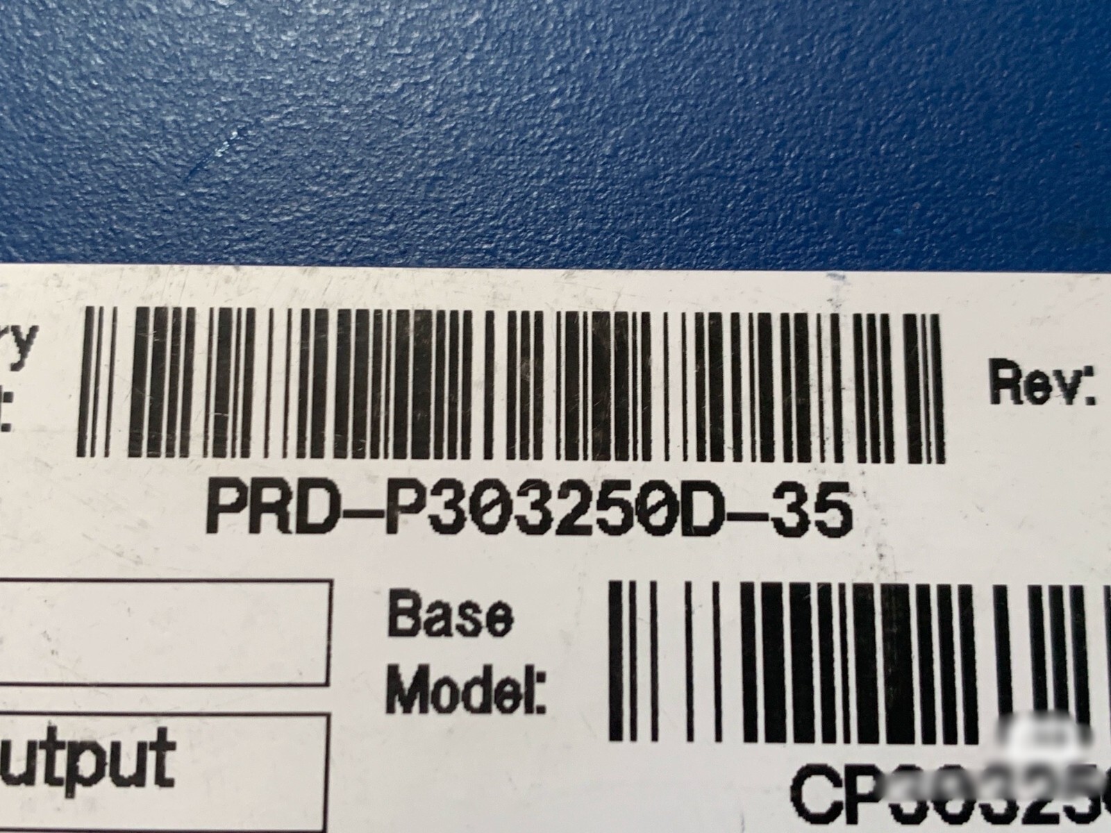 PRD-P303250D-35 BY DHL OR Fedex
