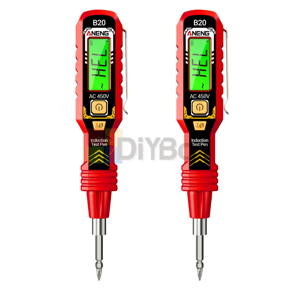 2X ANENG B20 LED Digital Multimeter Tester Pen AC Non-Contact Professional Meter