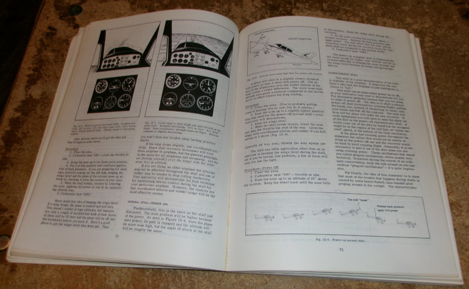 1979 student pilots flight manual in good shape used