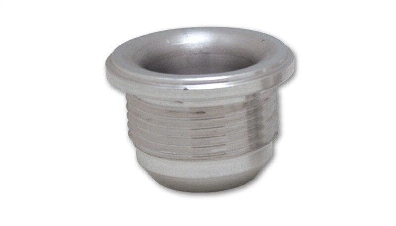 Vibrant 11156  -20 An Male Weld Bung (1-3/4In Flange Od) - Aluminum Performance