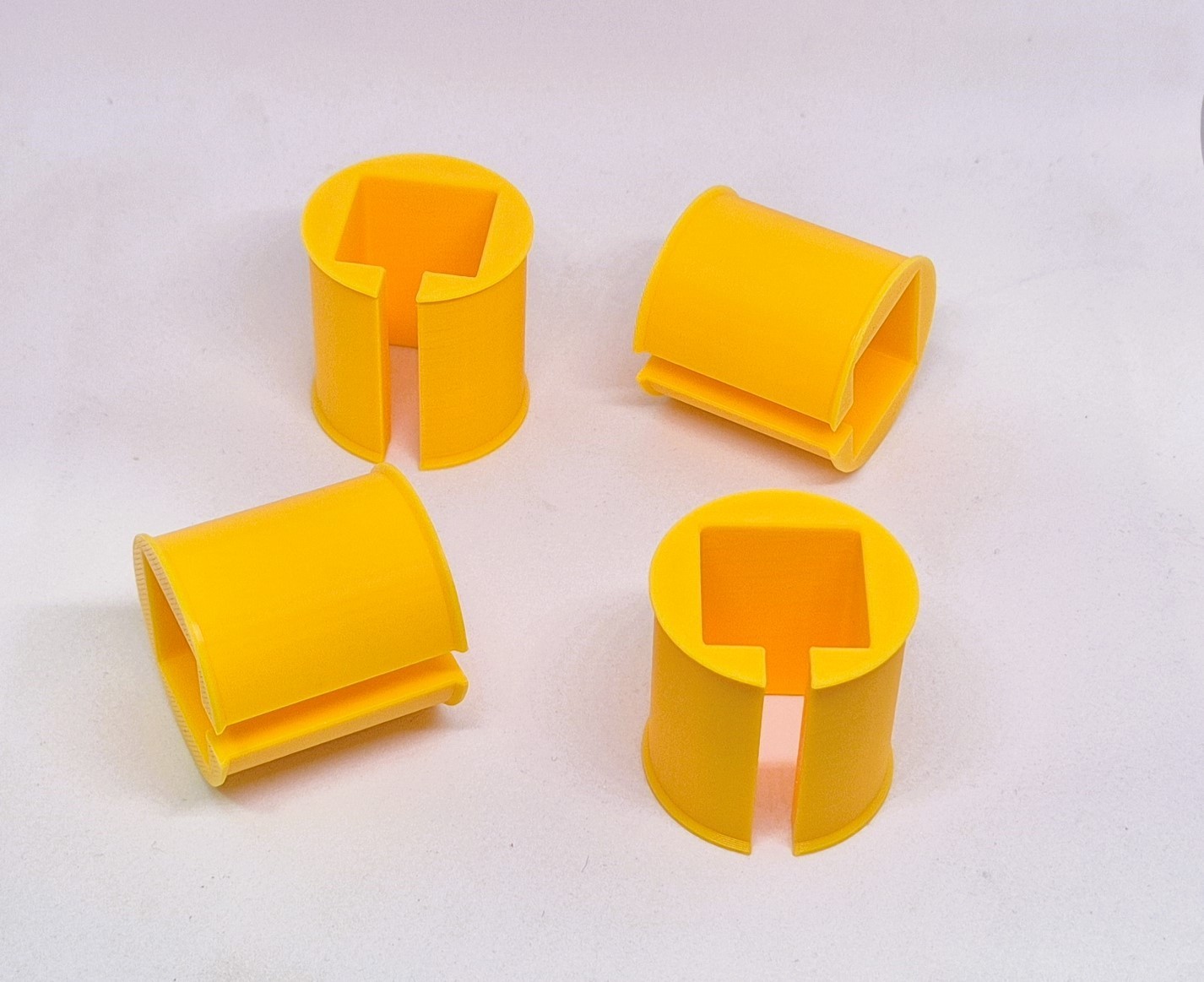 4x Preston Innovations Offbox 36mm - 23mm Square Leg Insert Adapter Seatbox