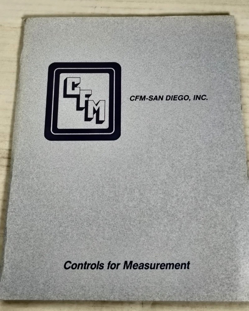 1992 CFM INC / SOR electronic Level Switches ultrasonic / Sales Brochures   ~ c3