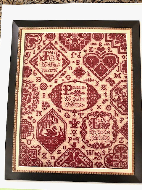 SIMPLE BLESSINGS CROSS STITCH PATTERN - SANDY ORTON