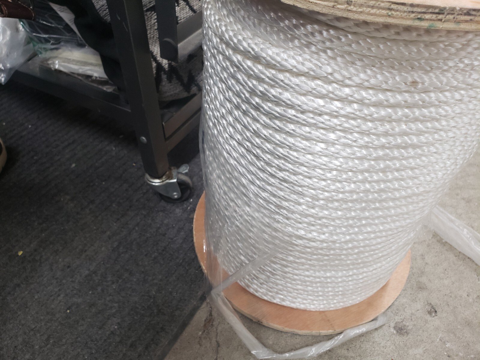 CWC 105130 Solid Braid Nylon Rope - 1/2" x 500' White