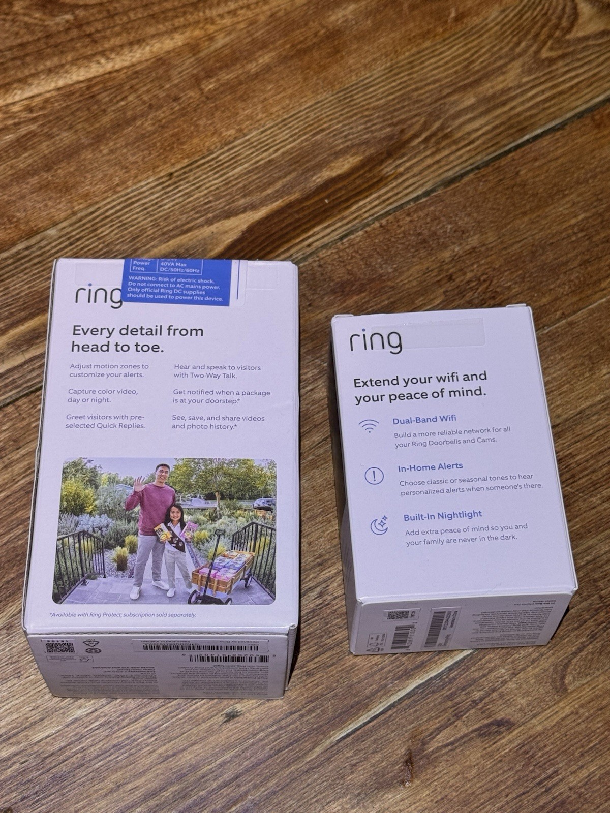 Ring Battery Doorbell Plus & Chime Pro Bundle, Motion Detection, Alexa