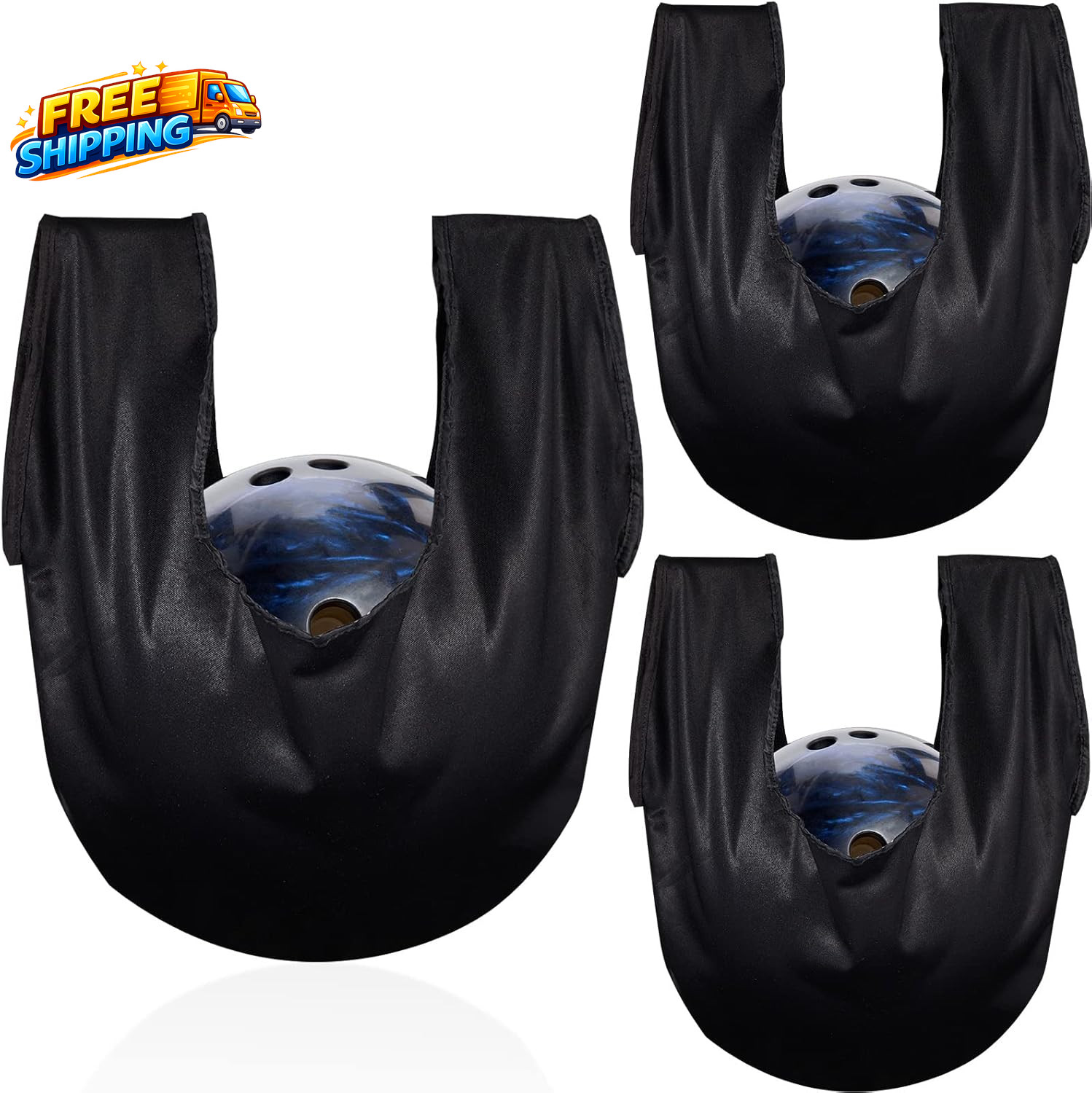 3 Pack Bowling Ball Seesaw Bowling Ball Polisher Washable Bowlings Accessories