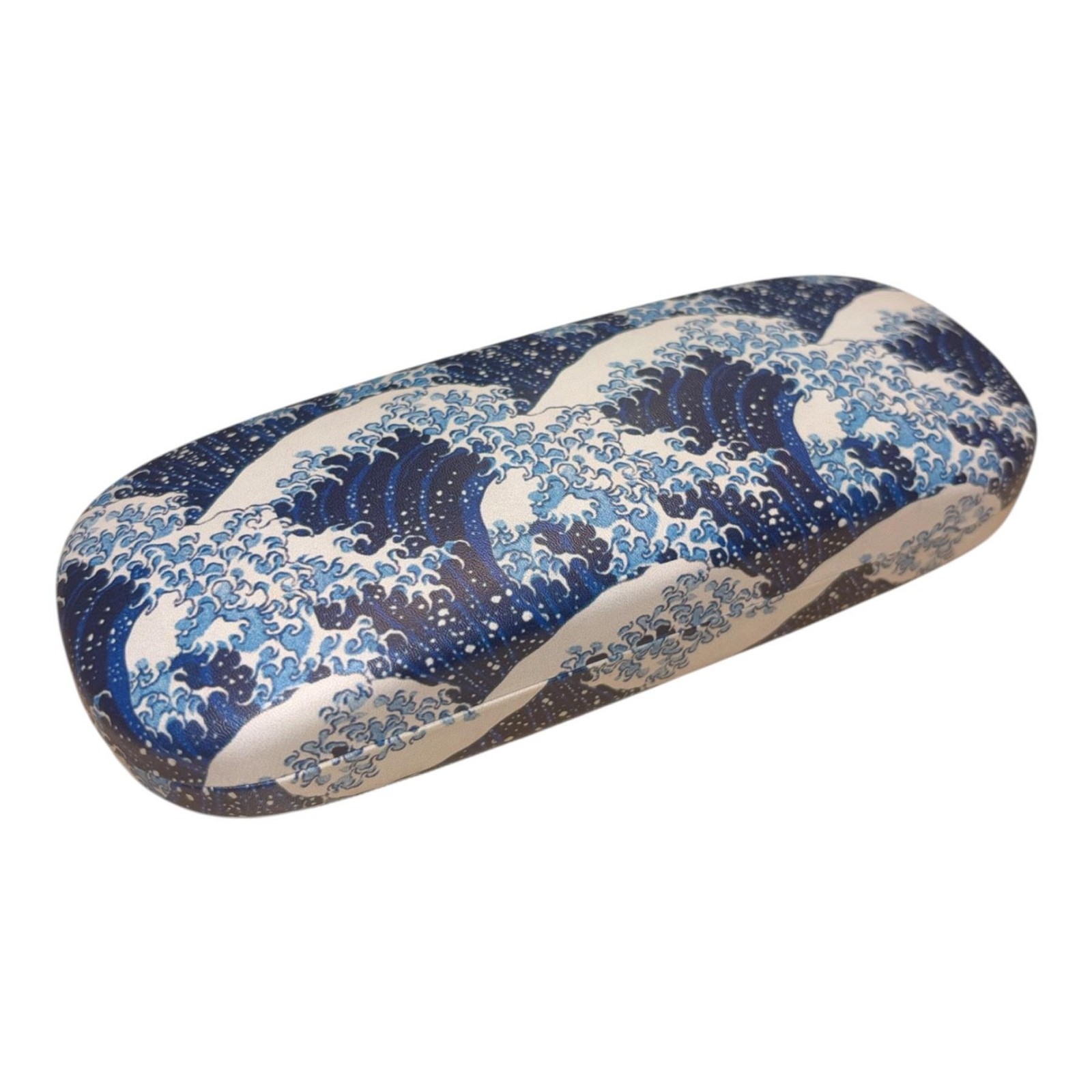 The Great Wave Hard Shell Glasses Case with Matching Lens Cloth 16.5 x 6 x 3cm