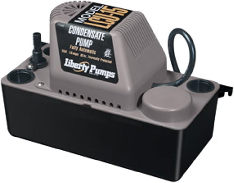 Liberty LCU-15T Condensate Pump – 115V Automatic HVAC Pump with Tubing