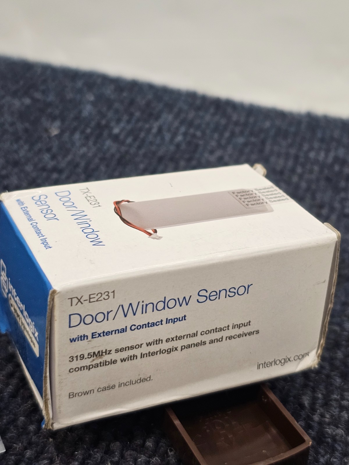 Interlogix TX-E231 Wireless Door / Window Sensor w/ External Contact Input