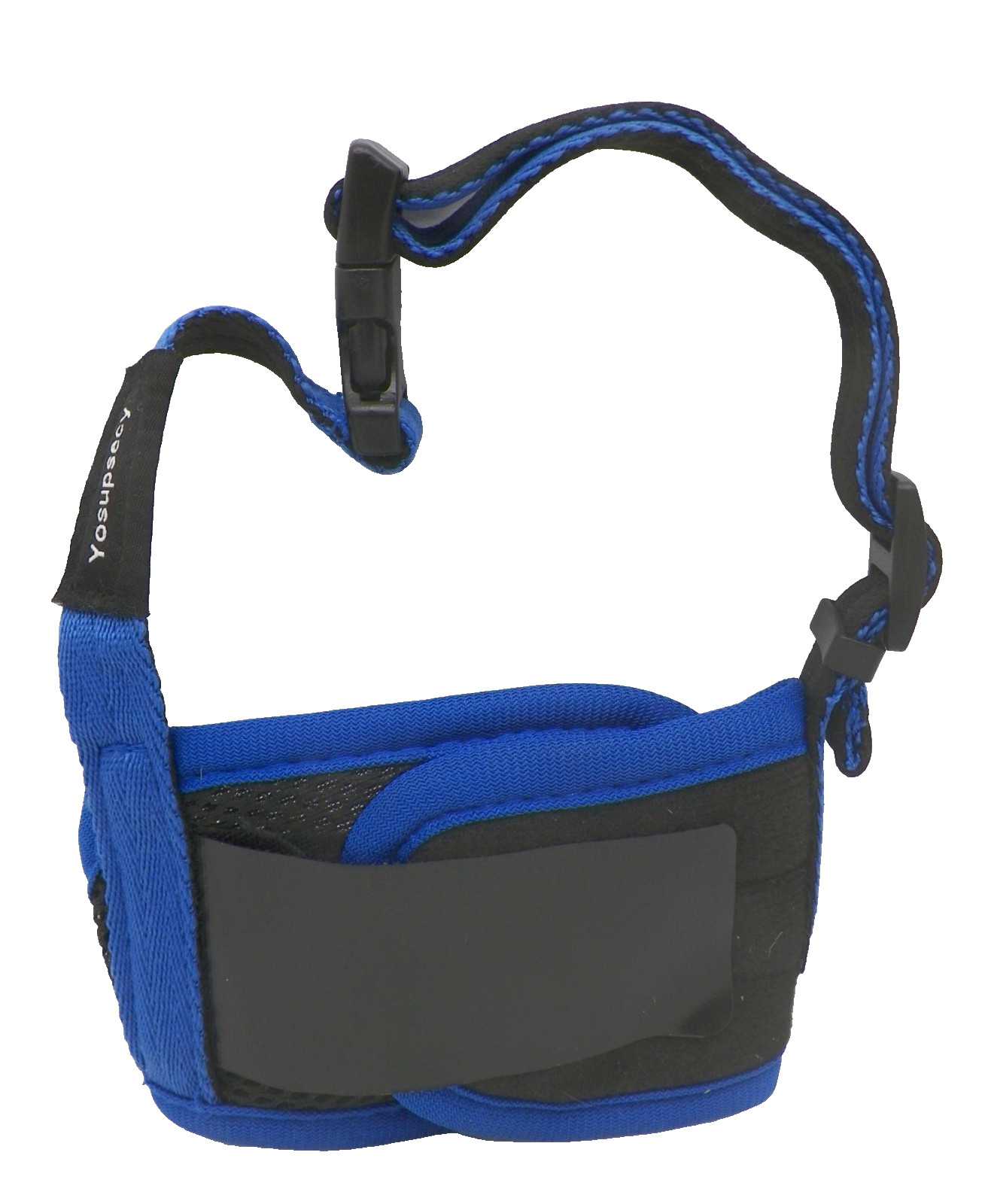Adjustable Dog Muzzle Mouth Cover Mesh Mask No Barking Anti Bite Chewing Pet L