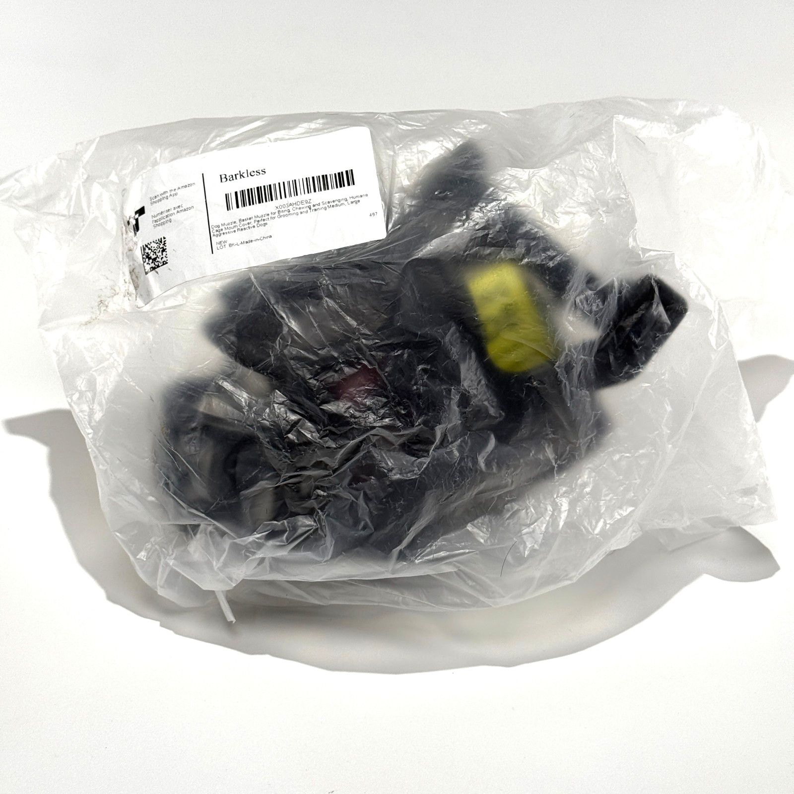 BARKLESS BASKET DOG MUZZLE Size L (Open Box)