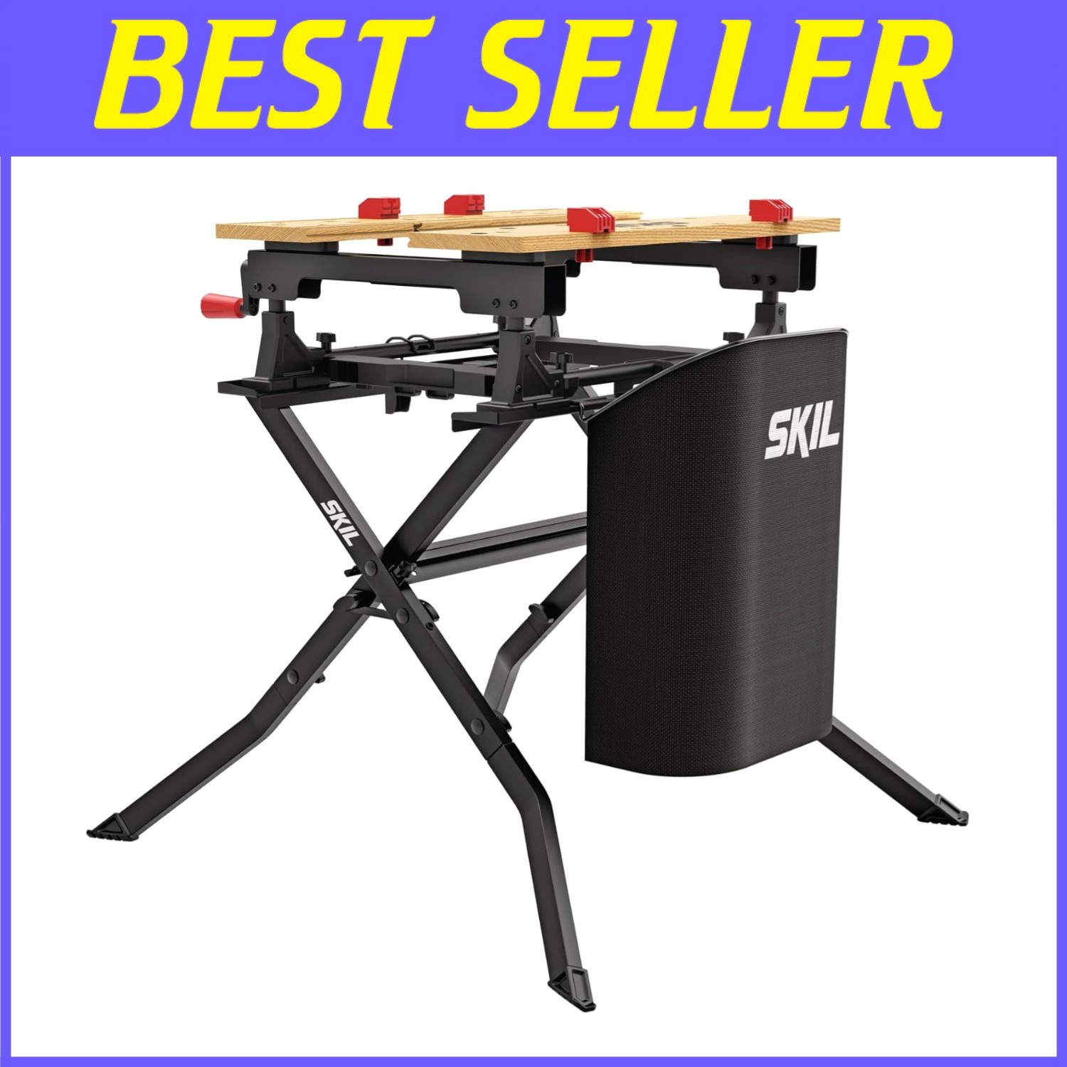 Compact Workbench with Folding Stand - Easy Setup & Storage