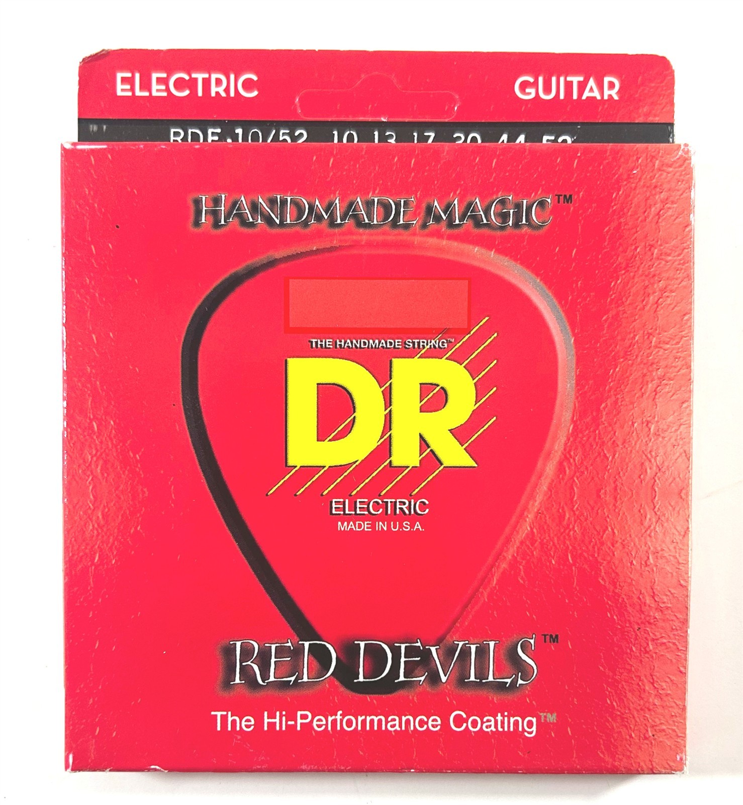 DR Guitar Strings Electric 2 Sets Red Devils K3 High Performance Coated 10-52
