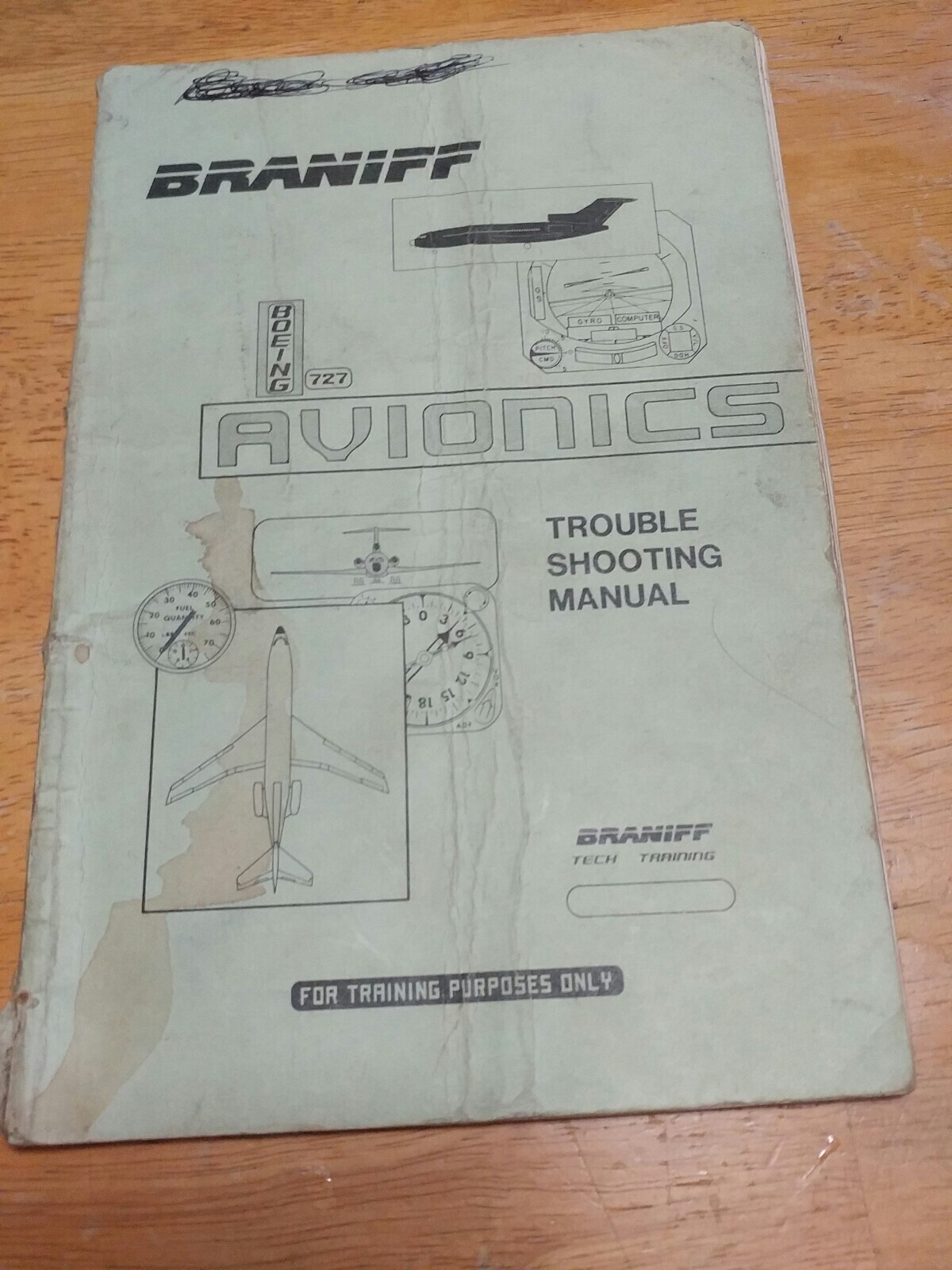 BRANIFF AVIONICS airplane mechanic's trouble shooting manual