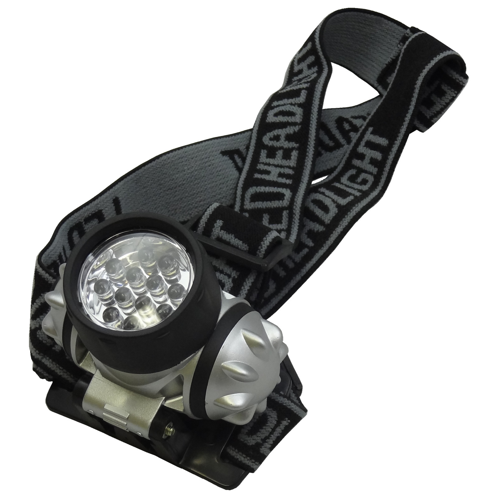 12 LED 4 Mode Battery Headlight Flashlight Helmet Headlamp Outdoor Torch Light