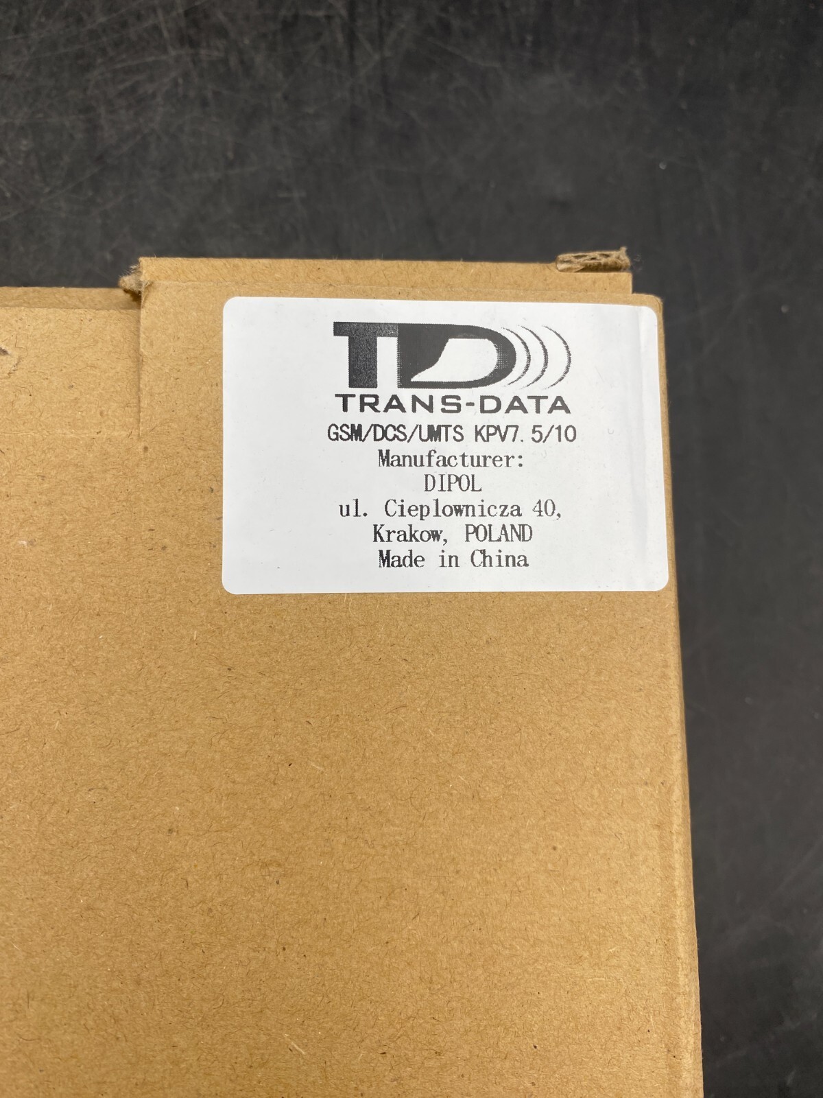 1pc x TRANSDATA GSM/DCS/UMTS KPV7.5/10