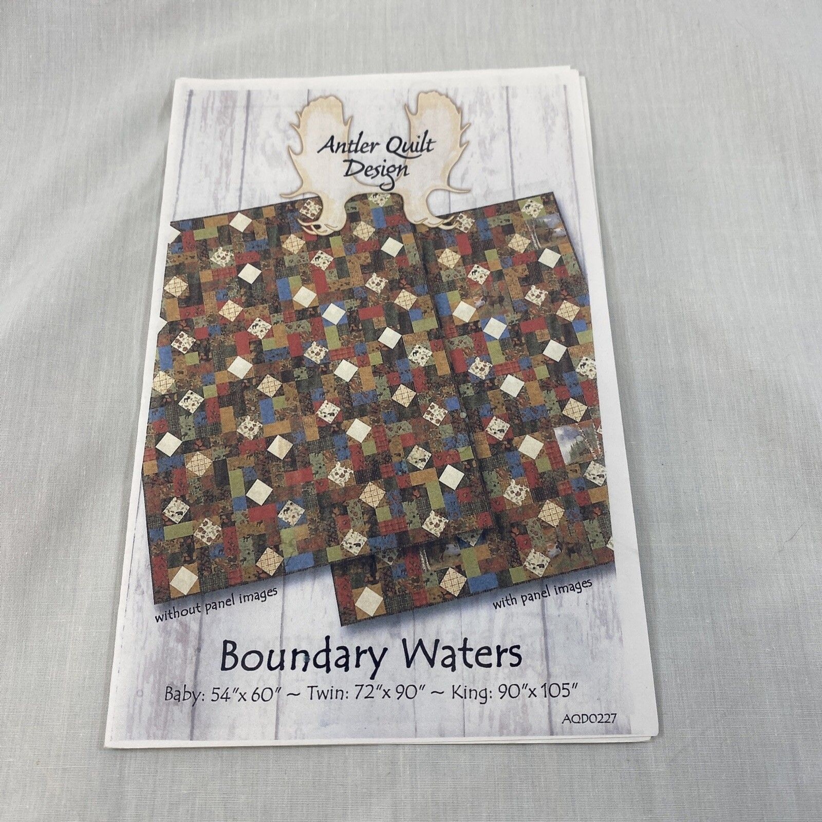 NEW 2012 Antler Quilt Designs Sewing Pattern Greeting Cards Quilt Pieced 13983