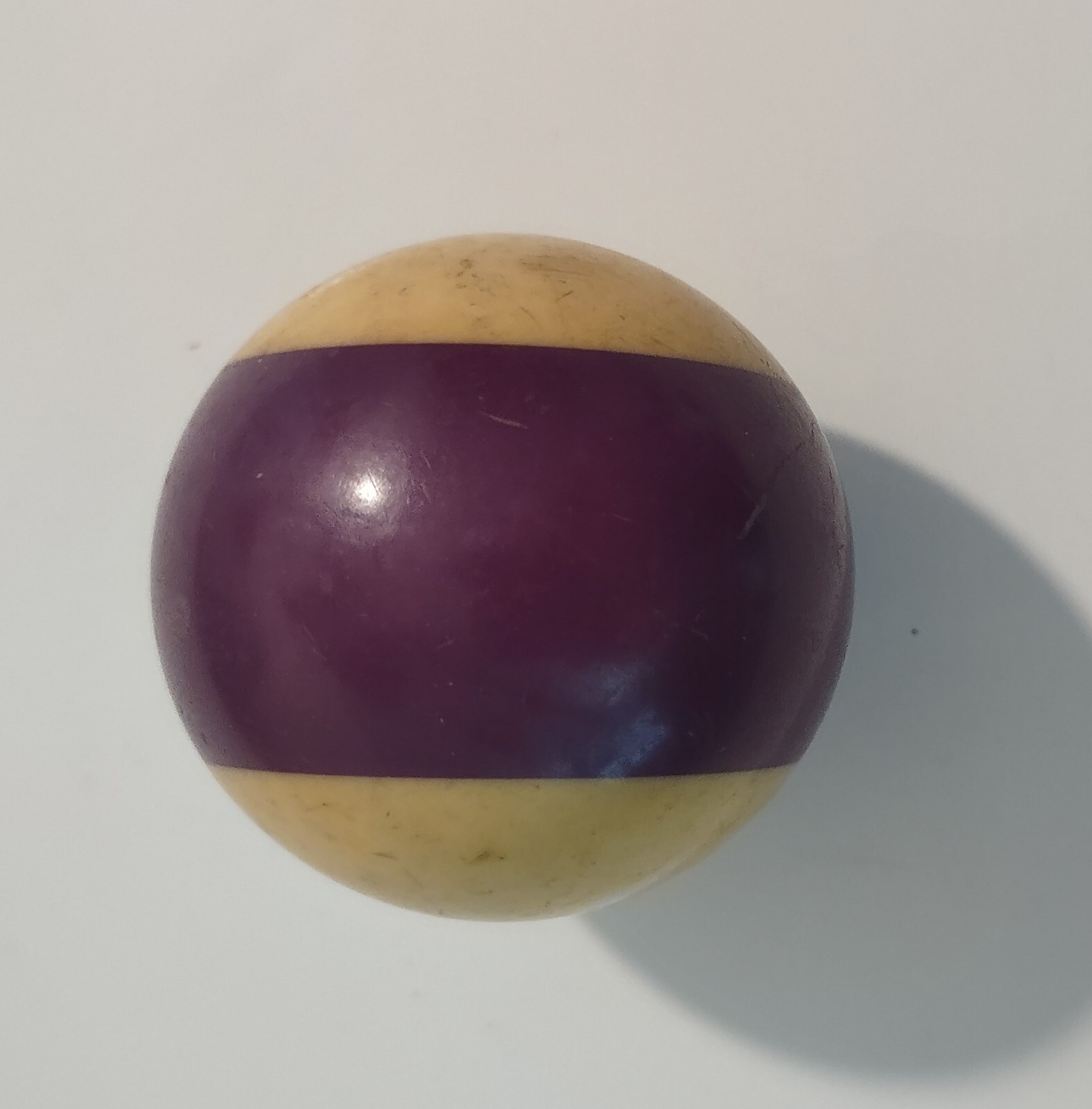 Vintage Bakelite Billiard Ball Pool Ball Butterscotch 12