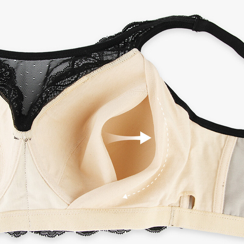 Sexy Lace Pocket Bra for Silicone Breast Insert Mastectomy Prosthesis Wireless