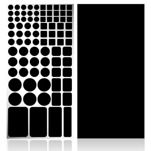 LED Light Blocking Stickers,Blackout Stickers for Electronic,2 Sheets LED Light