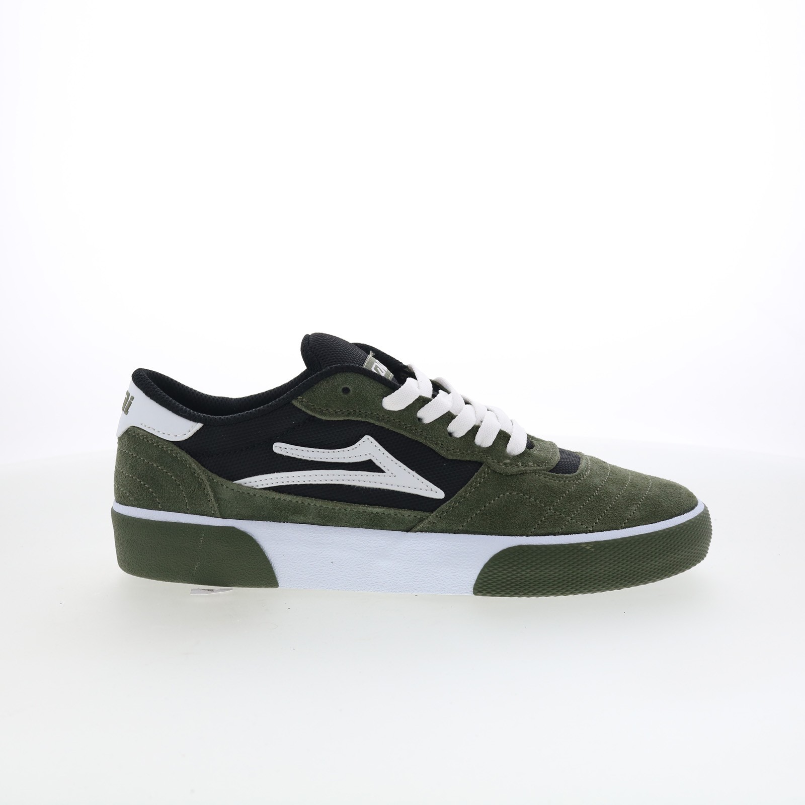 Lakai Cambridge Mens Green Suede Lace Up Skate Inspired Sneakers Shoes