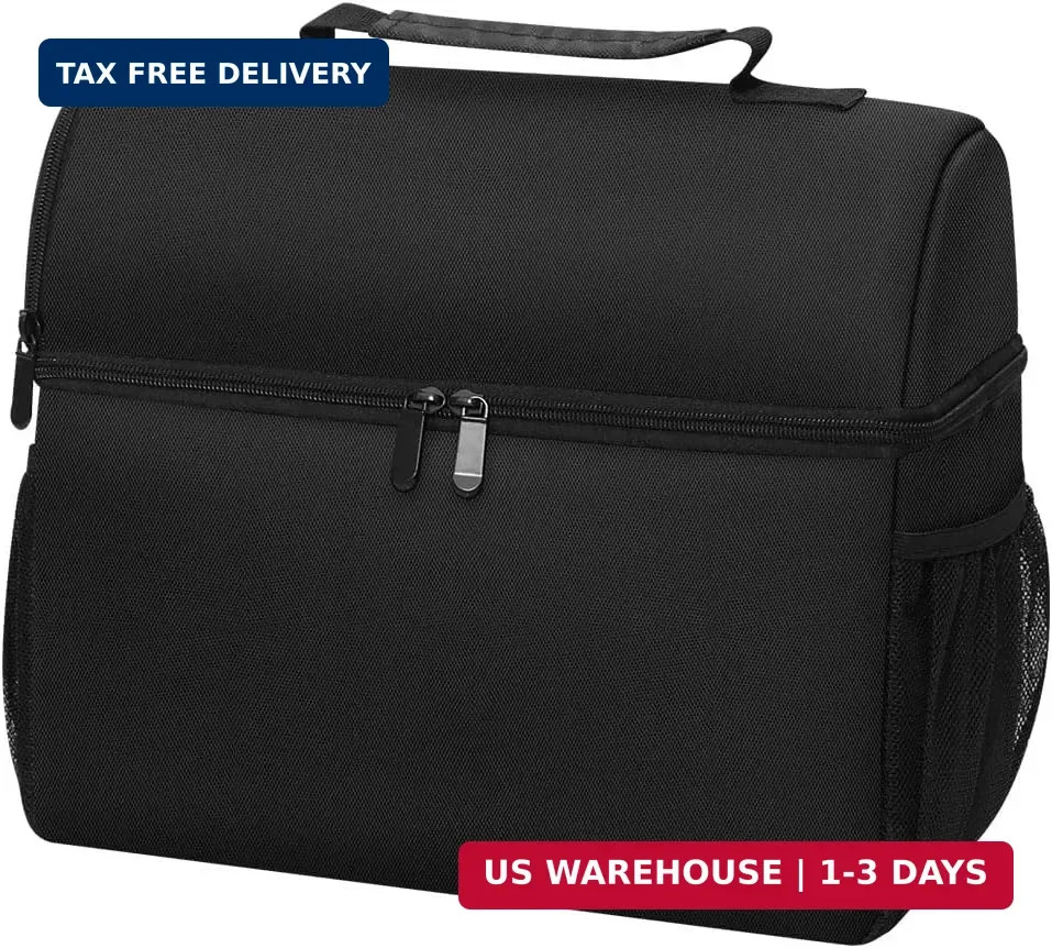 16L Camping Storage Bag, Water Resistant Padded Camping Organizer, with Multiple