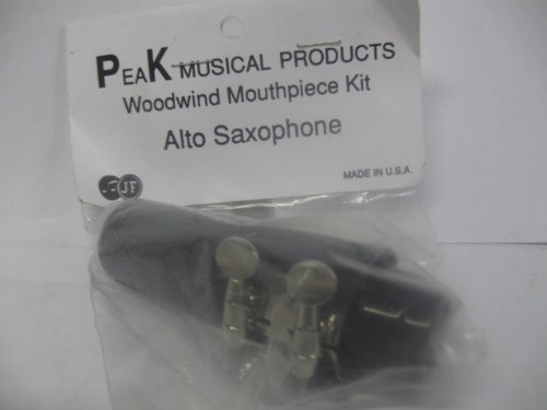 ALTO SAXOPHONE MOUTHPIECE KIT w/LIGATURE AND CAP - NEW!