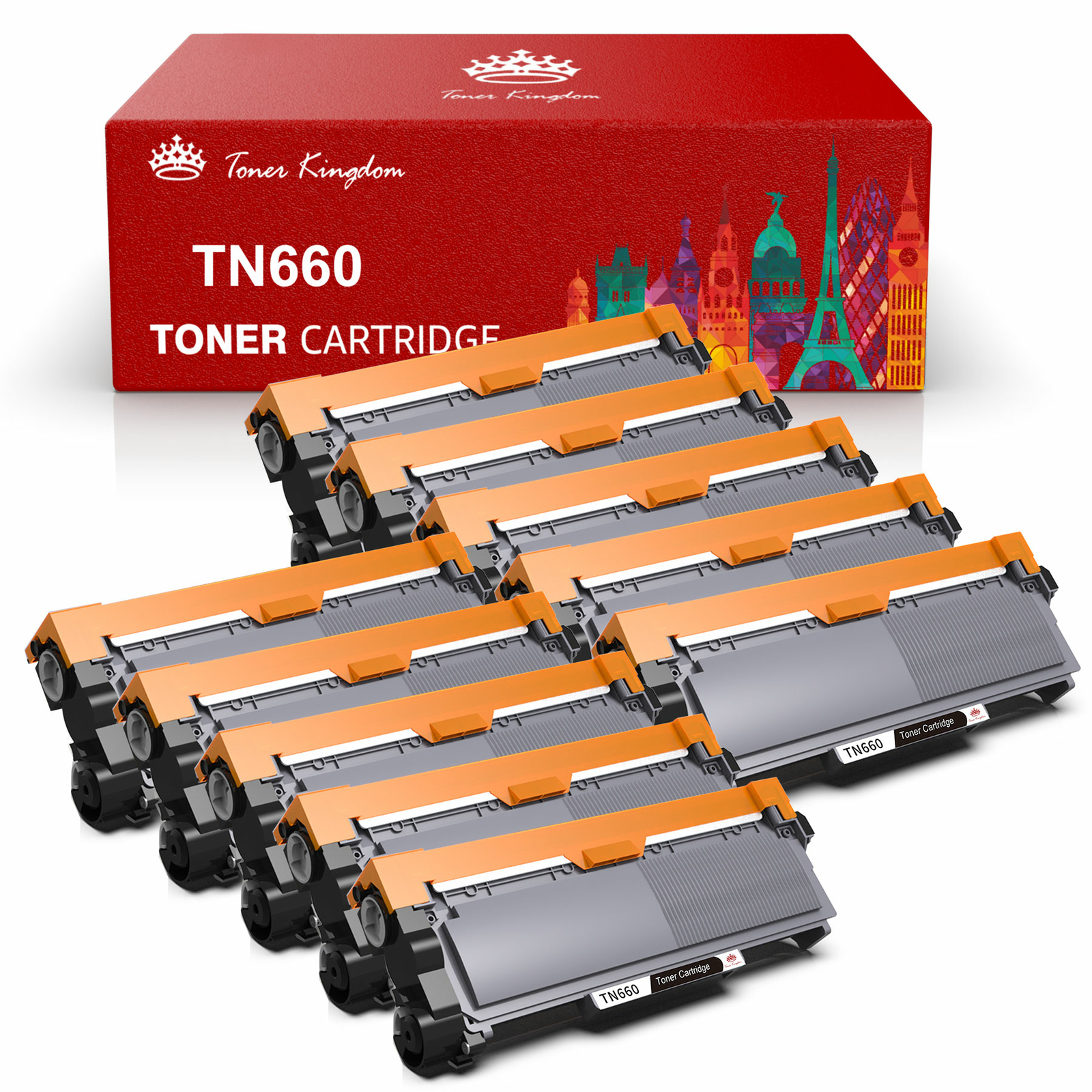 TN660 Black Toner Lot Compatible for Brother TN630 HL-L2320D MFC-L2700DW