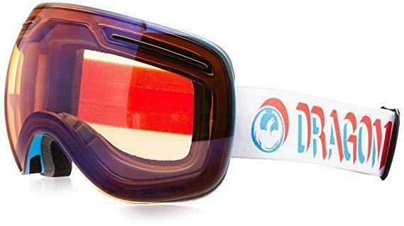 Dragon Alliance X1 SN-17069 Verge-Lumalens Flash Blue+1Dk Smk Lens Snow Goggles