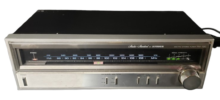 Vintage Fisher FM-120 AM/FM Stereo Tuner