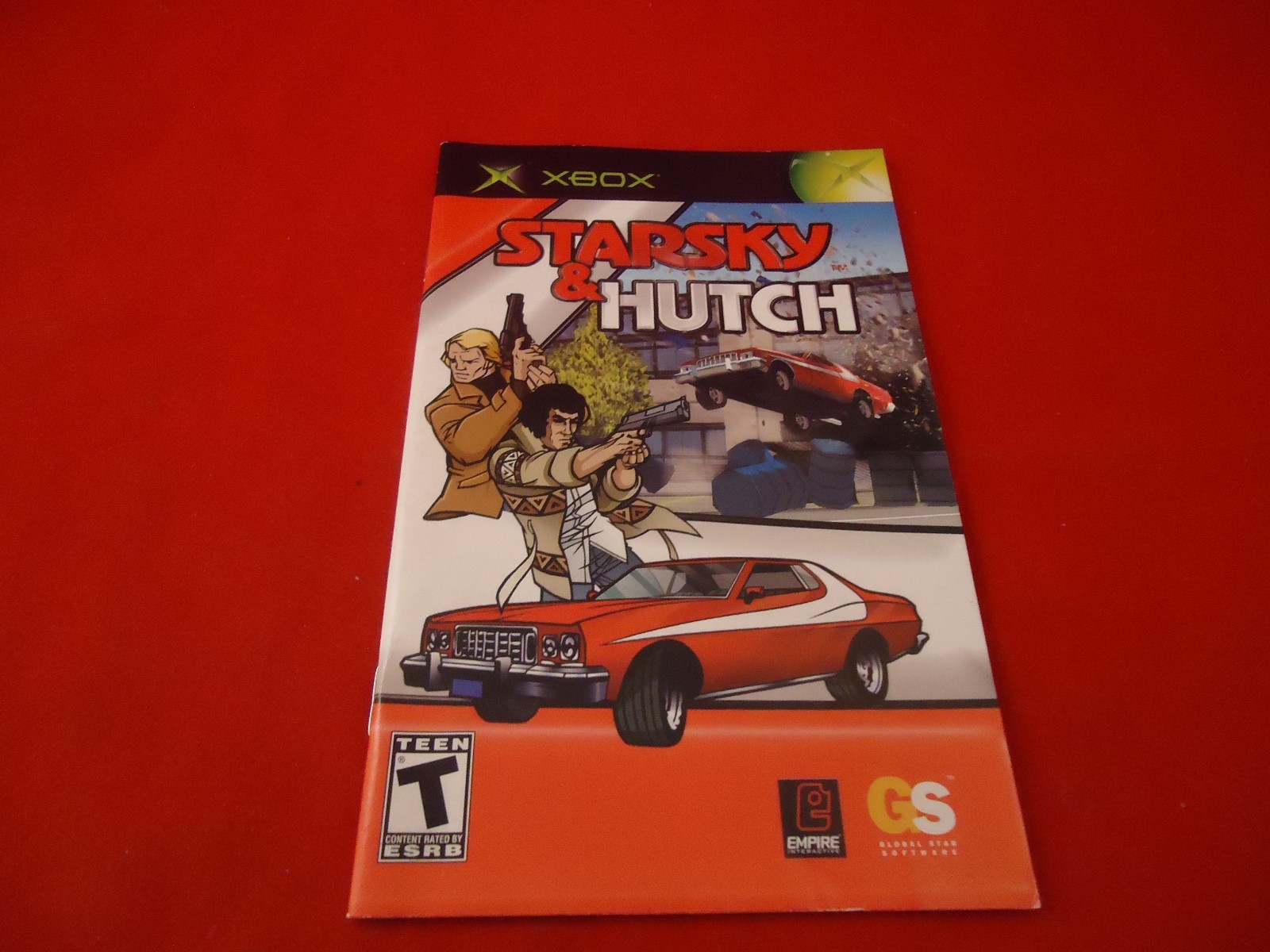 Starsky & Hutch Xbox Instruction Manual Booklet ONLY