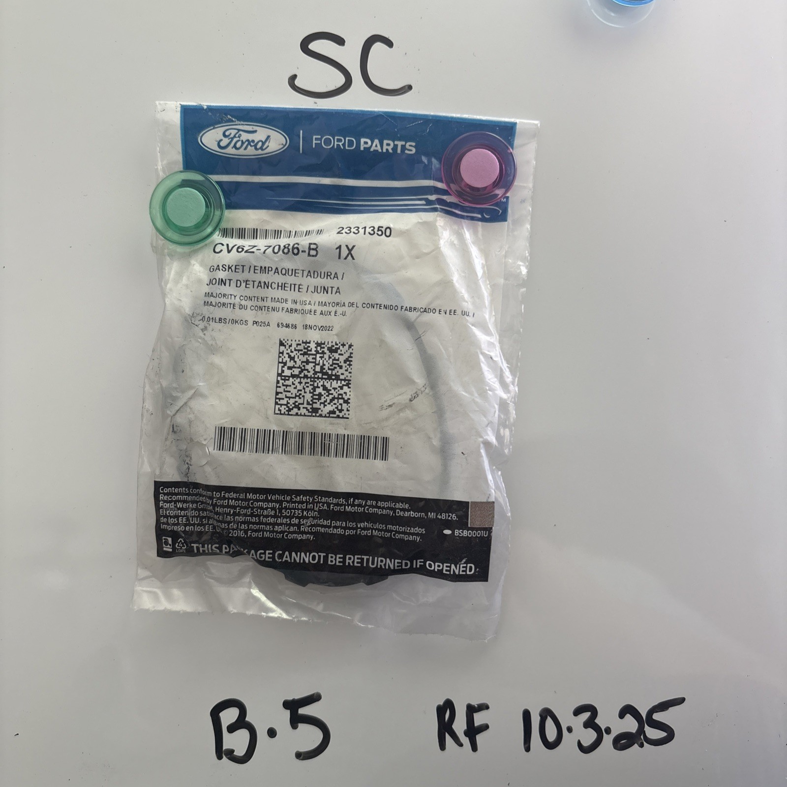 Genuine Ford Seal CV6Z-7086-B Transfer Drive Component OEM for Escape Focus