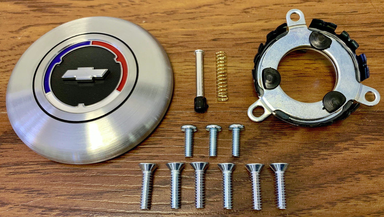 Comfort Grip or Wood Steering Wheel Install Kit 3-spoke Camaro Chevelle Nova